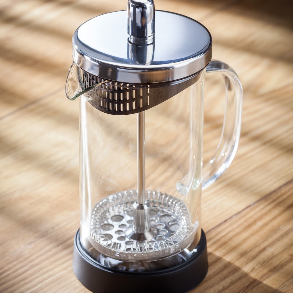 image 1 of Judge Glass Cafetiere 3 Cup Coffee Maker 350ml Clear