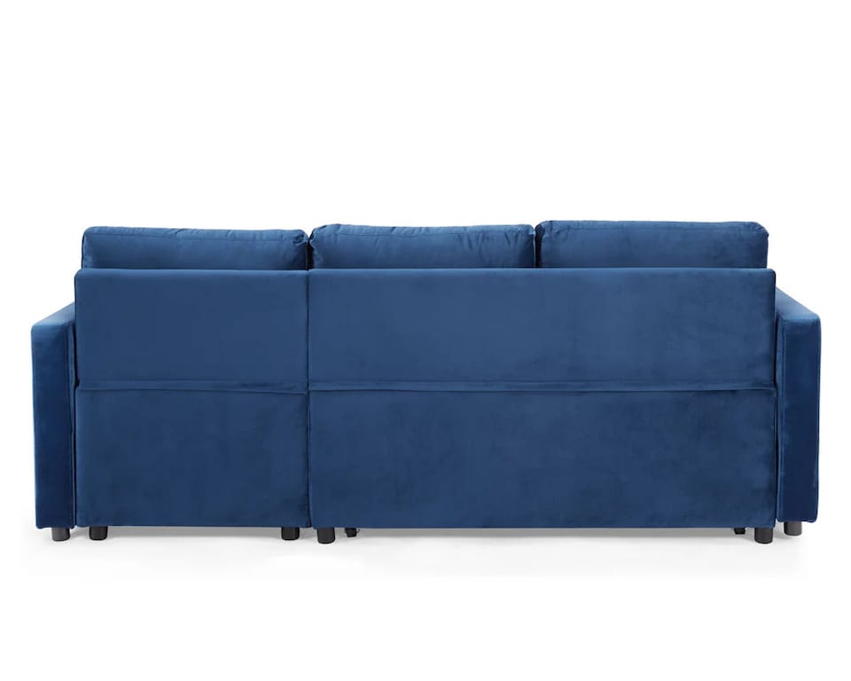 image 1 of The Tranquilo 3 Seater Sofa Bed in Black or Navy | Blue | One Size