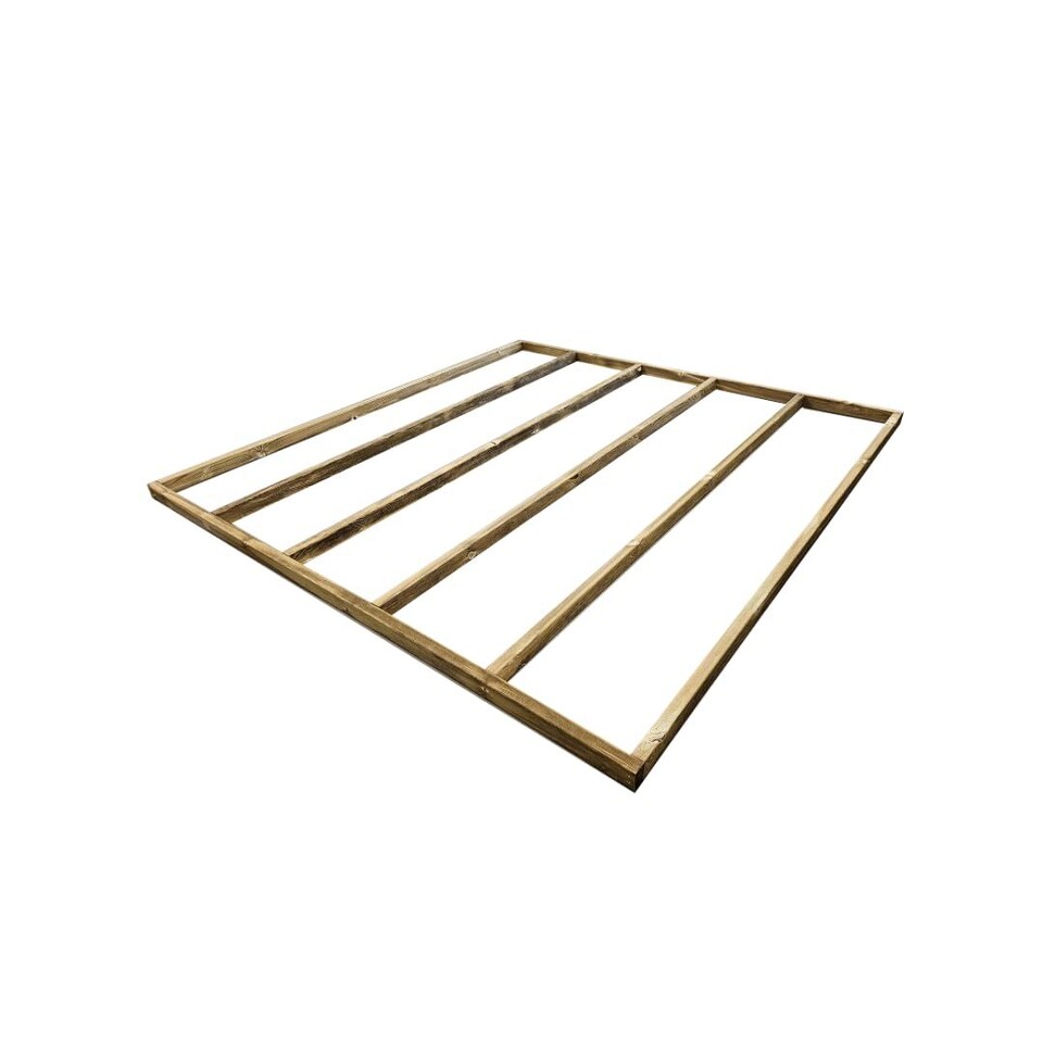 image 1 of Snowdon Timber Treated Premium Decking Kit (H) 178mm (W) 2.4m (L) 2.4m