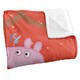 image 2 of Peppa Pig Christmas Fun Blanket - White - One Size