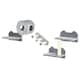 image 1 of PawHut 4PCs Wall Mounted Cat Furniture Set with Steps Scratching Post, Grey