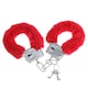 image 2 of Red Furry Handcuffs and Keys - Hen Party, Role Play