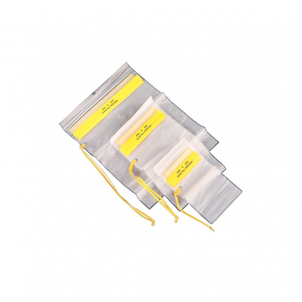 image 1 of Set of 3 Travel Waterproof Bags for Cameras Maps Mobile Phones Documents Money | Clear