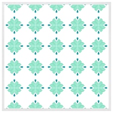 Green uncommon boho chic summer design (Picutre Frame) White | M