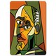 image 1 of frowning man closeup (Placemat)