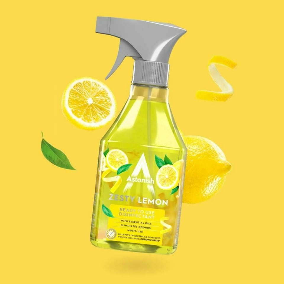image 1 of Ready to Use Disinfectant Spray Zesty Lemon