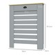 image 8 of HOMCOM Radiator Cover with Drawer, Horizontal Slat, 78cm, Grey