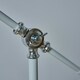 image 1 of ValueLights Civic Painted Grey Table Lamp and E14 Golfball LED 4W Warm White 3000K Bulb