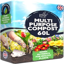 Pelle & Sol 60L Multi Purpose Compost Peat Free Potting Soil