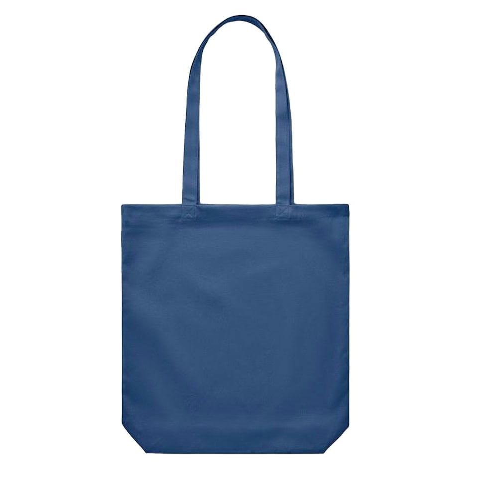 image 1 of MidOcean Rassa Canvas Shopper Bag - Blue - One Size Blue