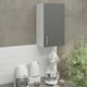 image 2 of JD Greta Kitchen Wall Unit 400mm Storage Cabinet With Doors and Shelf 40cm - Grey Matt