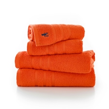 100% Combed Cotton Kaleidoscope Soft Absorbent Towels Orange | Ginger | Hand towel