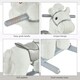 image 8 of HOMCOM Kids Plush Ride-On Rocking Horse with Plush Toy Sound Handle Grip
