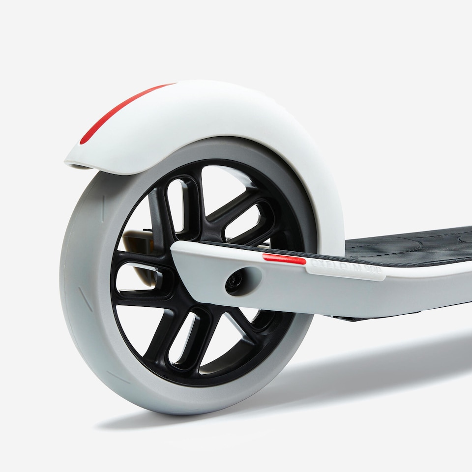 image 1 of Decathlon Kids' Scooter M900 - Lunar Grey & Touch of Red