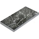 image 1 of NOVECRAFTO Black Self Adhesive Vinyl Floor Tiles - 12”x24” (30.48x60.96cm) - Large Peel & Stick Waterproof Marble Effect Flooring - Pack of Tiles Black | 1.85 sqm
