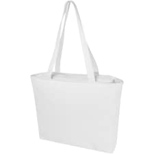 Weekender Recycled Tote Bag - White - One Size | White