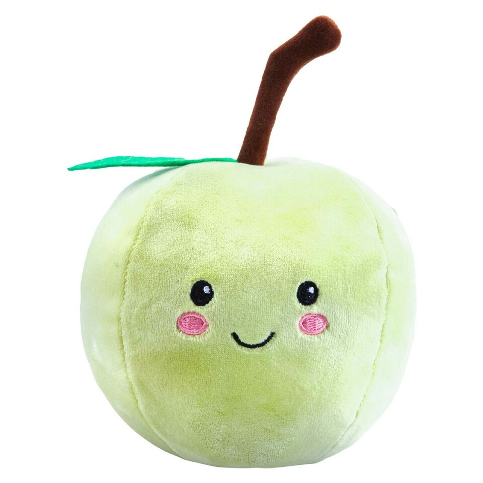 image 1 of Apple Soft Toy Food Themed Cute Plush Cuddly Yummy Soft Fluffy 16cm Green