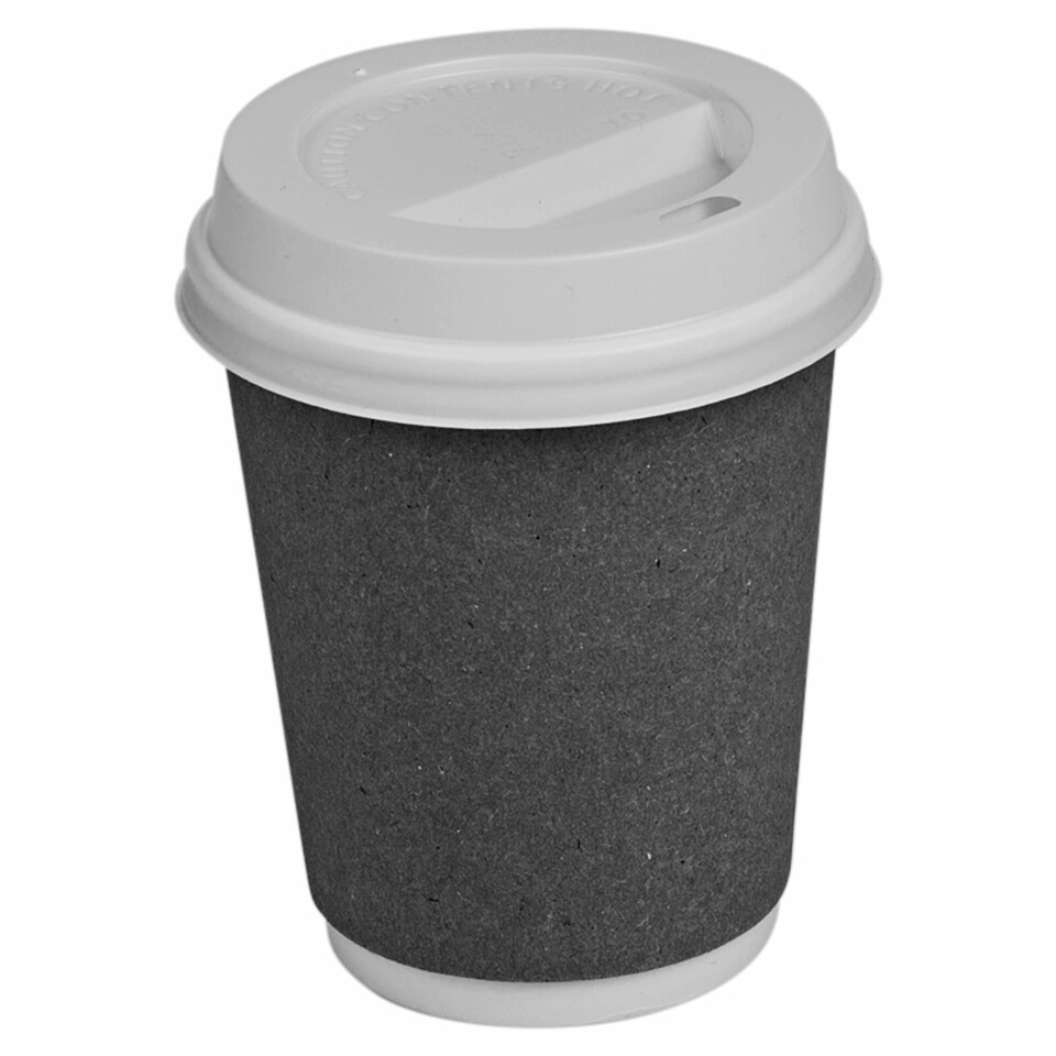 image 1 of Plastic Sip Through Lids For 8oz Hot Drink Cups White - Lids Only | White | White | One Size | 1000