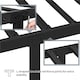 image 6 of Yaheetech 5ft King Slatted Bed Base with Headboard Black