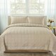 image 2 of Velosso Nolan Quilted Bedspread Set Yellow | Ochre | King