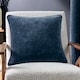 image 1 of Yard Heavy Chenille Piped Cushion | Blue | Navy | 50 x 50cm | 1