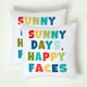 image 1 of Homescapes Sunny Days Outdoor Cushion 45 x 45 cm - Set of 2
