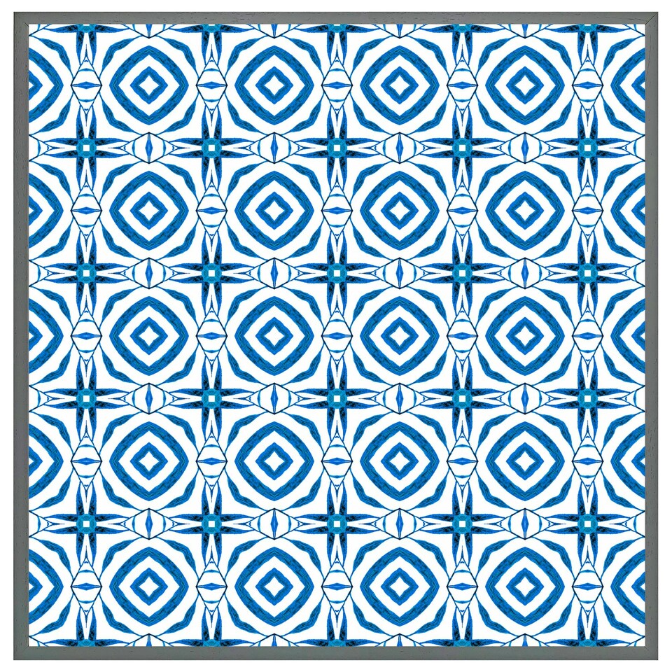 image 1 of Blue powerful (Picture Frame) White | XL