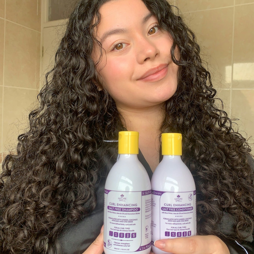 image 1 of Nature Spell Curl Enhancing Shampoo & Conditioner Duo