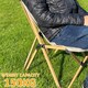 image 4 of Folding Camping Chair Portable Canvas Butterfly Chair for Adults Up to 150kg N/A