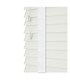 image 1 of 240cm Ultra White Faux Wood Venetian Blinds with Tapes (120cm Drop) | White | White