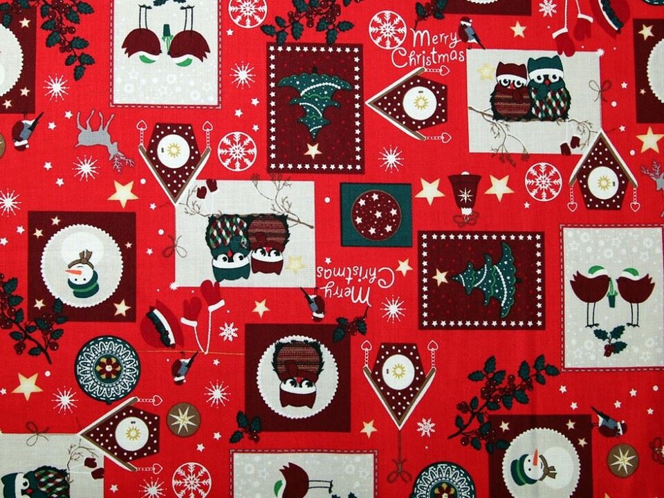 Red 100% Cotton Poplin Fabric for Dressmaking, Quilting, 140cm / 55" Wide - per metre