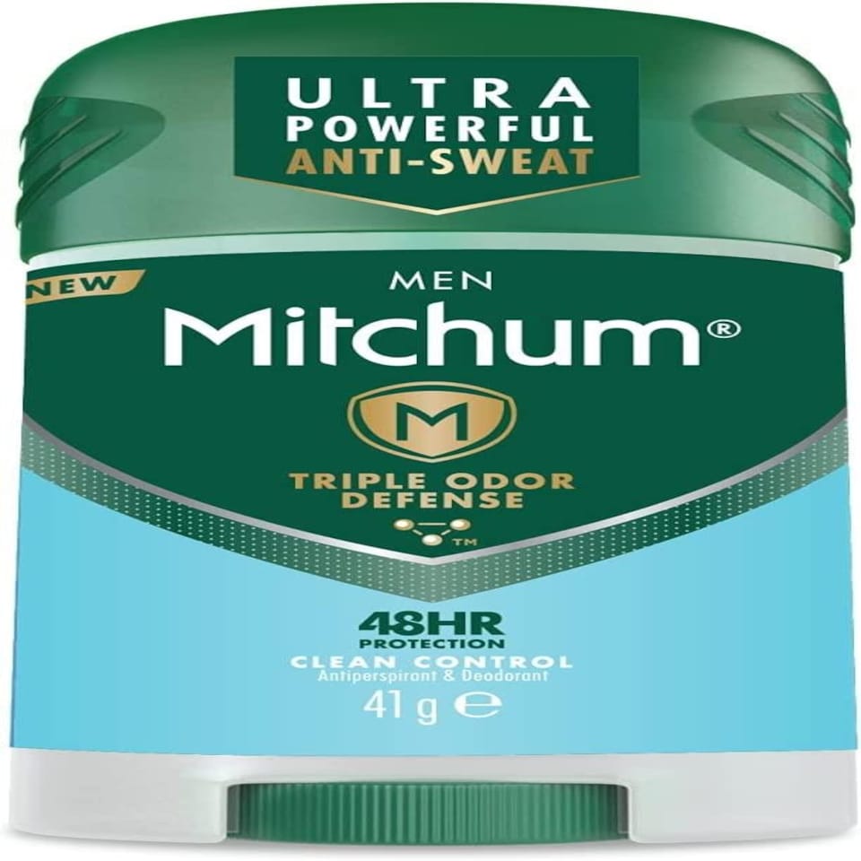 image 1 of Mitchum Stick Anti-Perspirant Deodorant Clean Control 100ml Pack of 6