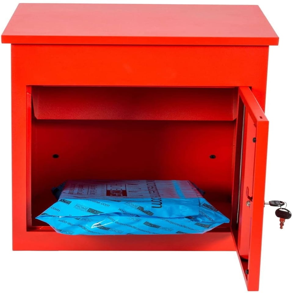 image 1 of SMART PARCEL BOX® Medium Front Access Red Red