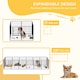 image 8 of PawHut 8 Panels Heavy Duty Puppy Play Pen for Large, Medium Dogs 100Hcm