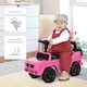 image 3 of HOMCOM Benz G350 Kids Ride on Sliding Car w/ Under Seat Storage No Power Pink