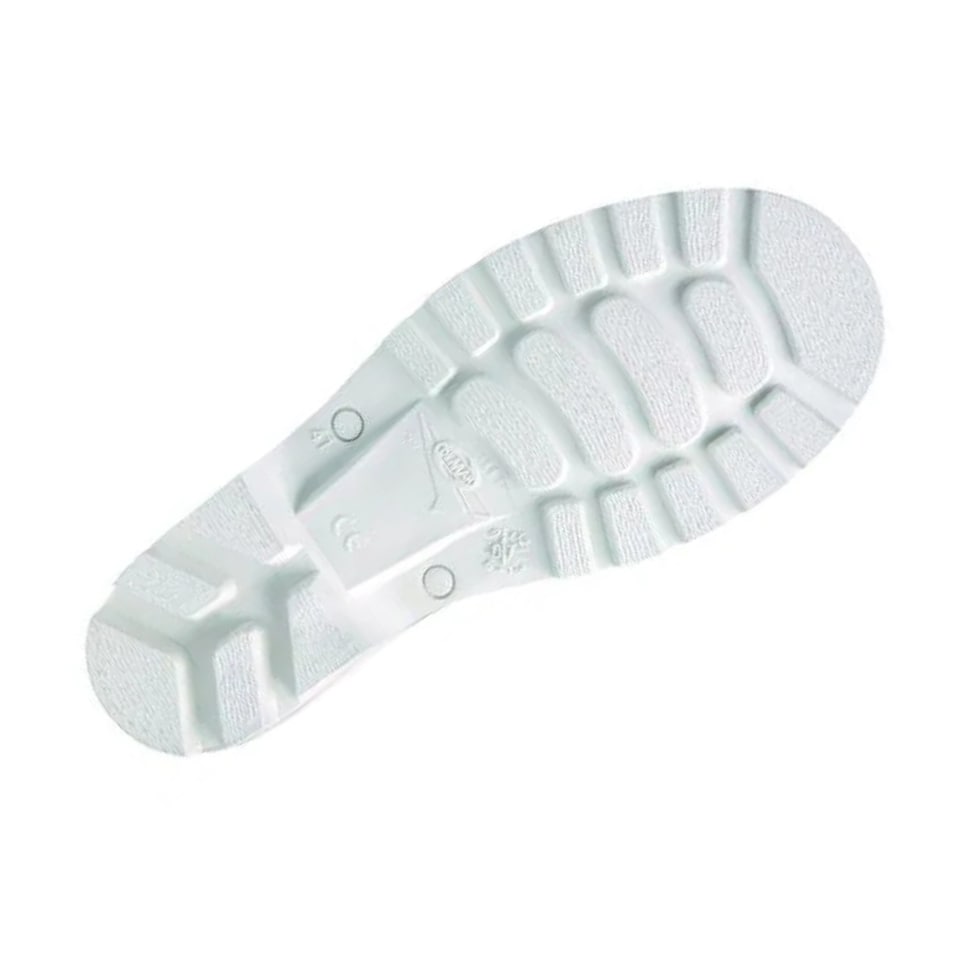 image 1 of Grand Men's White Waterproof PVC Wellies with Heel Energy Absorption EU43