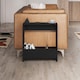 image 2 of Decortie Simpi Slim Side Table 55x20x60cm Black Wood