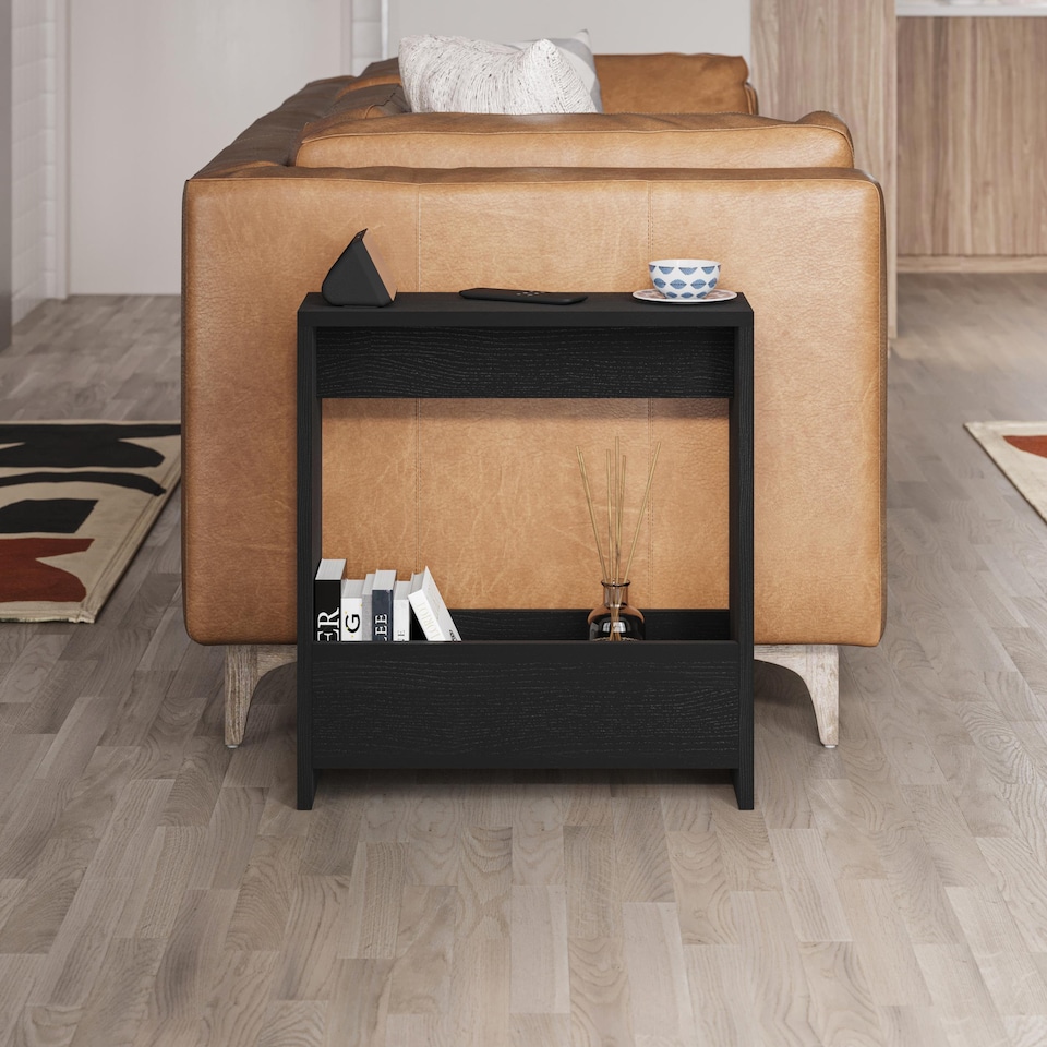 image 1 of Decortie Simpi Slim Side Table 55x20x60cm Black Wood