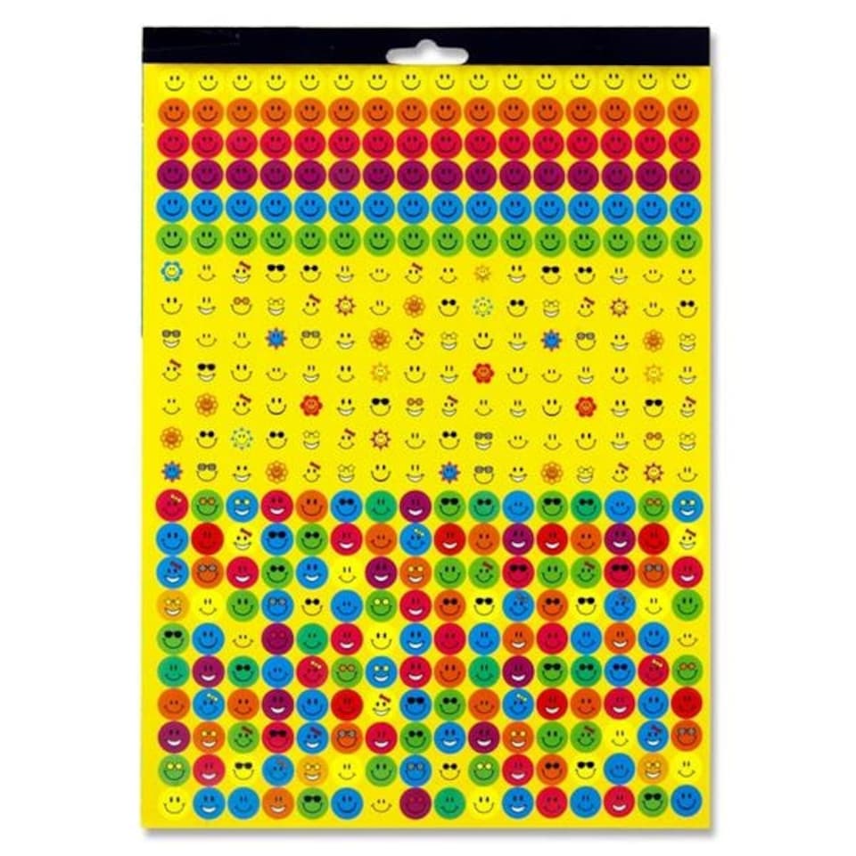 image 1 of Book of 12 Sheets of 2500+ Deluxe Reward Stickers by Clever Kidz
