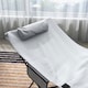 image 6 of Outsunny Folding Camp Bed, Single Travel Camping Cot with Side Pocket, Grey