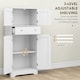 image 5 of HOMCOM Kitchen Cupboard Kitchen Cabinet with Drawer and Adjustable Shelf White