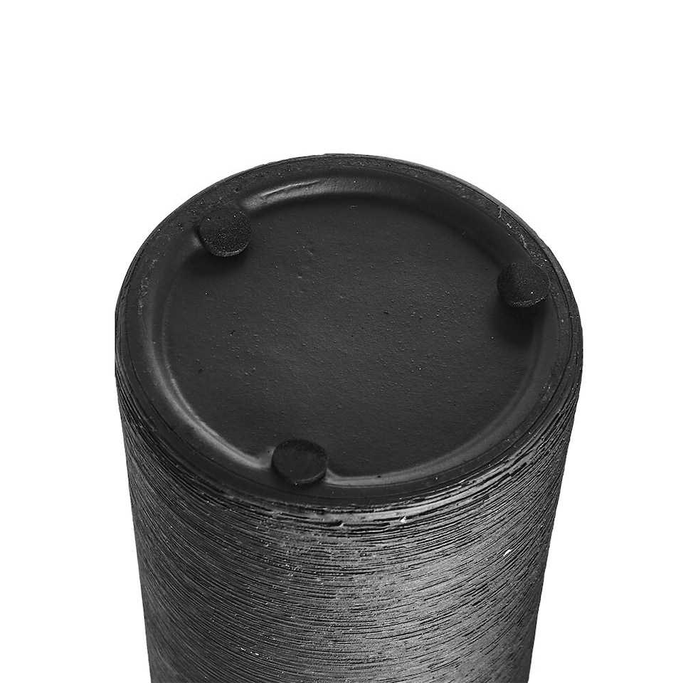 image 1 of Living and Home Modern Tall Porcelain Vase for Flowers - Black