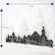 image 7 of Christmas Village Scene Winter Wonderland Glitter Foam Snow Covered Finish Table Decoration, Grey