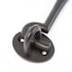image 2 of Hammer & Tongs Rustic Cabin Hook and Eye - W125mm - Black