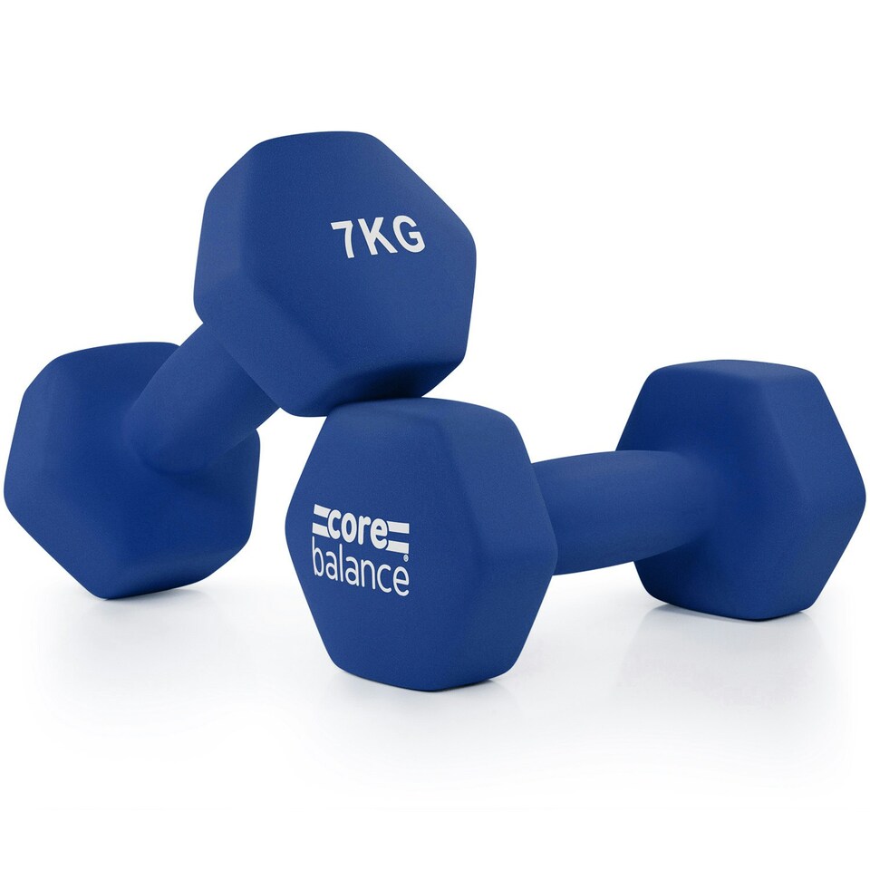 image 1 of Neoprene Hex Dumbbells (7kg)