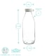 image 3 of Argon Tableware Tallo Glass Bottle - 1 Litre - Clear Clear | One Size