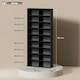 image 7 of HOMCOM 640 CD Storage Unit 360 DVD Storage Tower w/ 18 Compartments White 