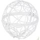 image 4 of 6-Pcs Metal Mesh Bridesmaid Ball Hanger | White | 6