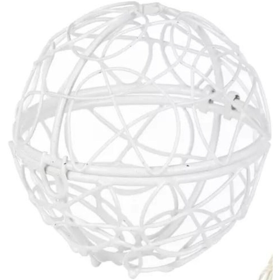 image 1 of 6-Pcs Metal Mesh Bridesmaid Ball Hanger | White | 6