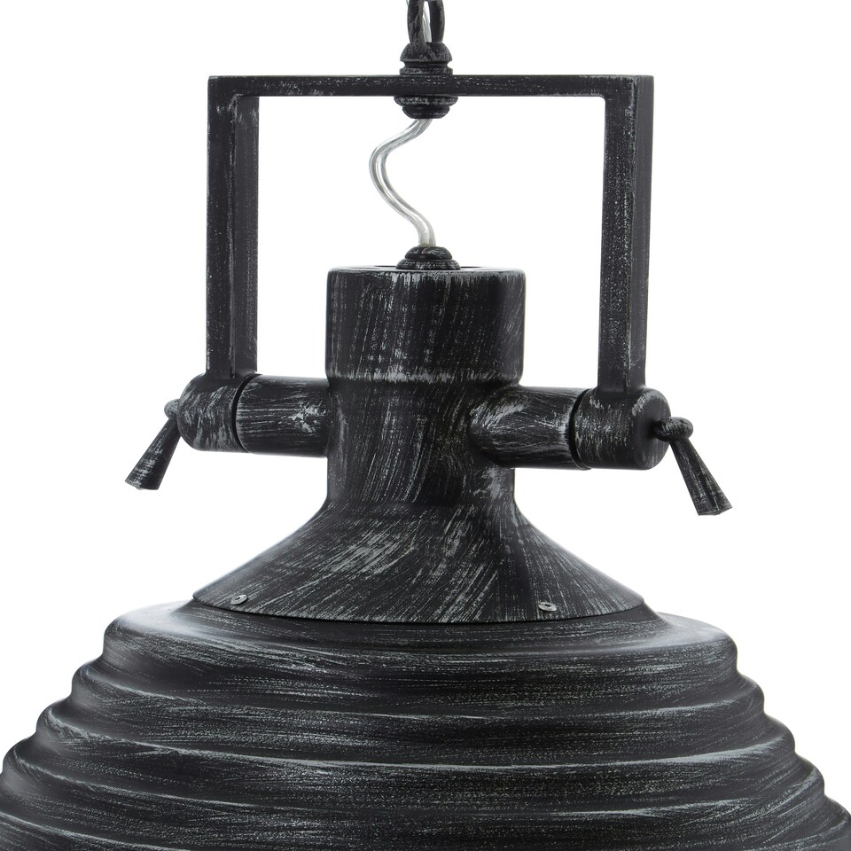 image 1 of Interiors by Premier Black and Silver Pendant Light